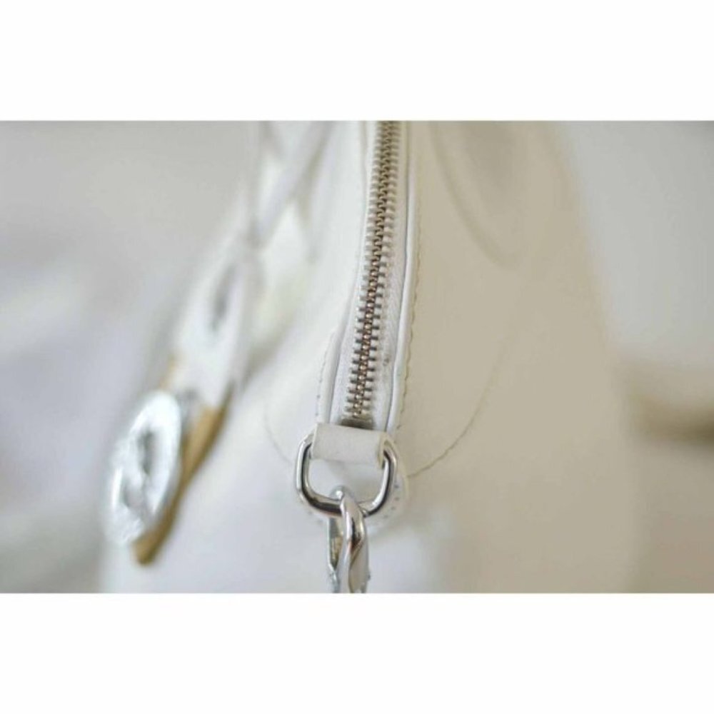 Longchamp Women's White Top Handle Lightweight Crossbody Tote Shoulder Bag - Picture 6 of 11